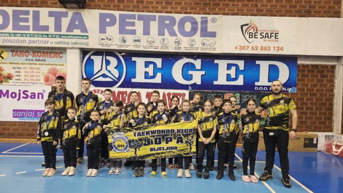 Uspješan nastup TKD Jopa Bijeljina na Međunarodnom turniru “Kakanj Open 2026“