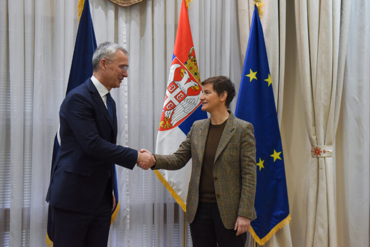 „Srbija i NATO treba da nastave sa pozitivnom agendom“ Ana Brnabić i Stoltenberg o saradnji i bezbjednosti Srba na Kosmetu