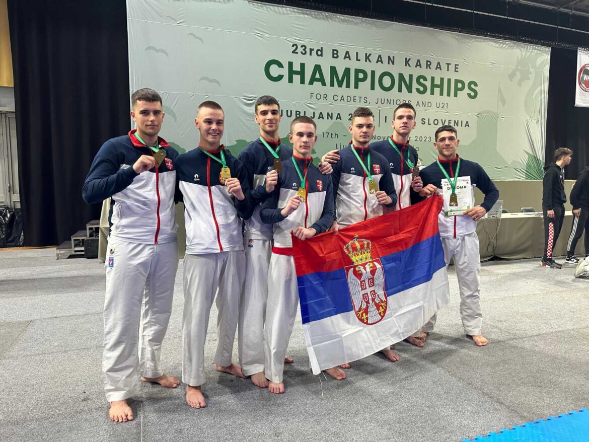 UROŠ RADAN iz Bijeljine pobjedom do zlata Srbiji na Balkanskom karate prvenstvu u Sloveniji (foto)