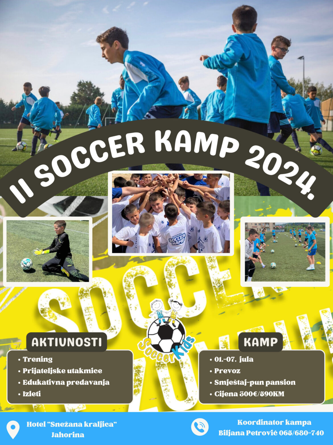 Škola fudbala “Soccer kids Bijeljina” organizuje drugi “Soccer kamp 2024.” (foto)